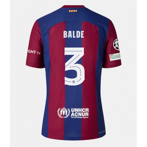 Barcelona Alejandro Balde #3 Domaci Dres za Ženska 2023-24 Kratak Rukav